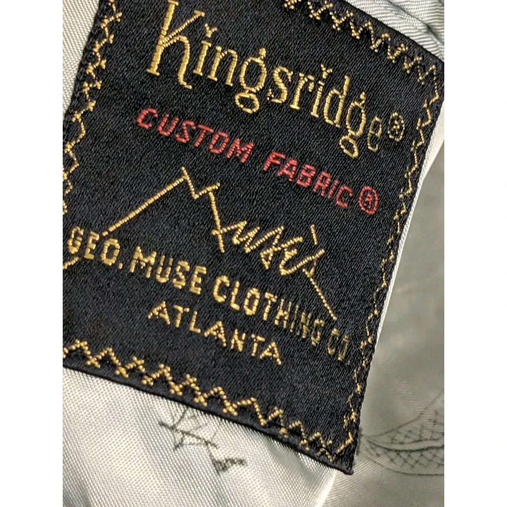 Vintage Kings Ridge Green Blazer‎ Gold Buttons Size 44 Regular